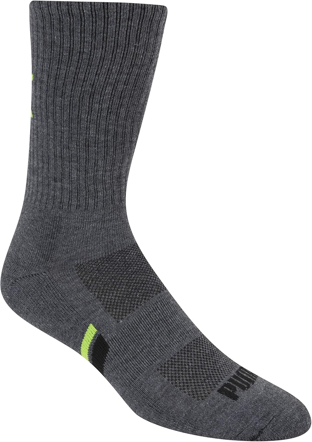 PUMA Mens 6 Pack Crew Socks - Comfort Style