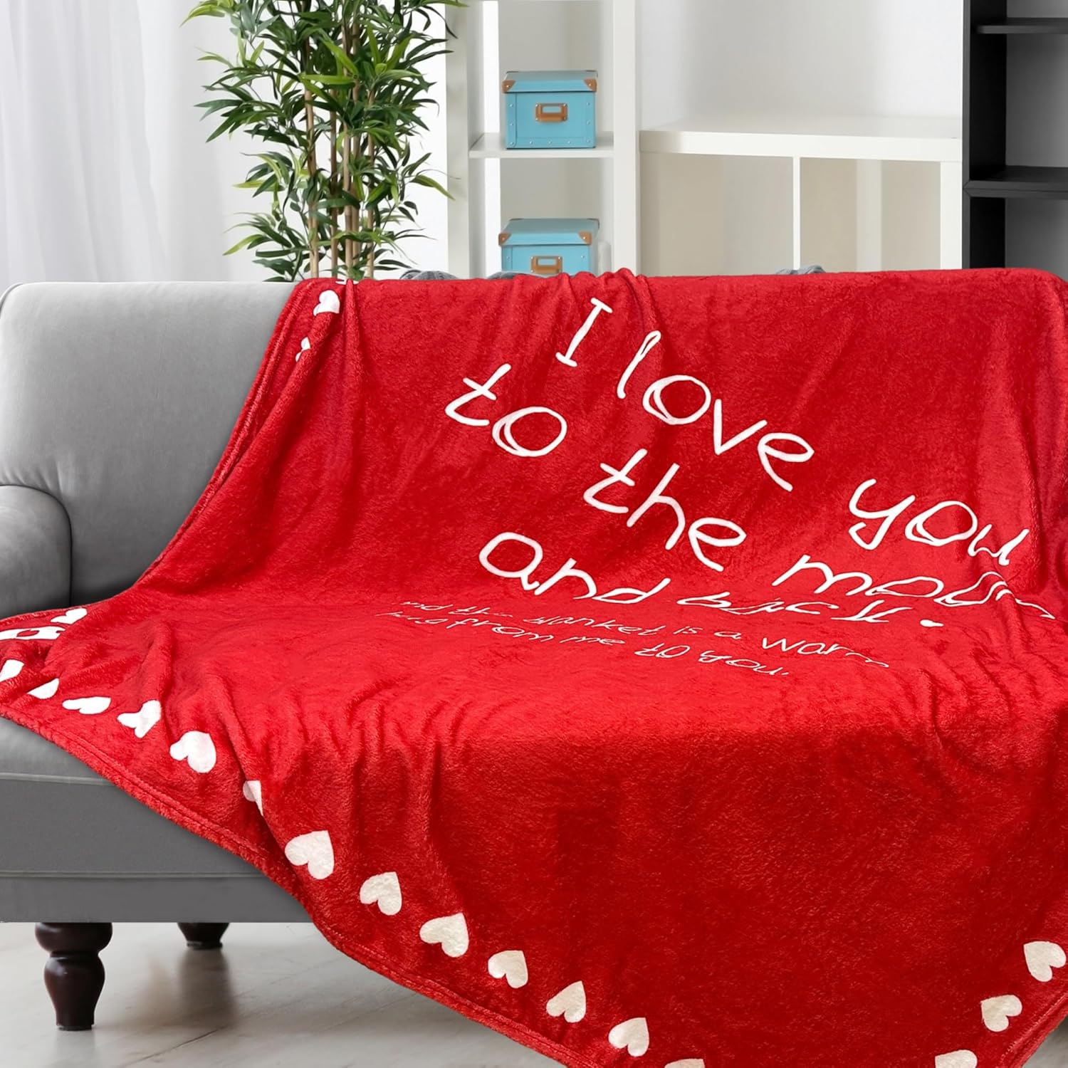 Lidy Cat Candle with Skeleton Love Blanket Bundle - 24 Hr Burn Gift Box
