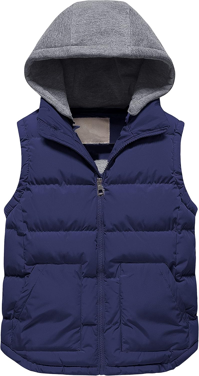 Pursky Warm Puffer Vest Coat for Kids 6-14Y