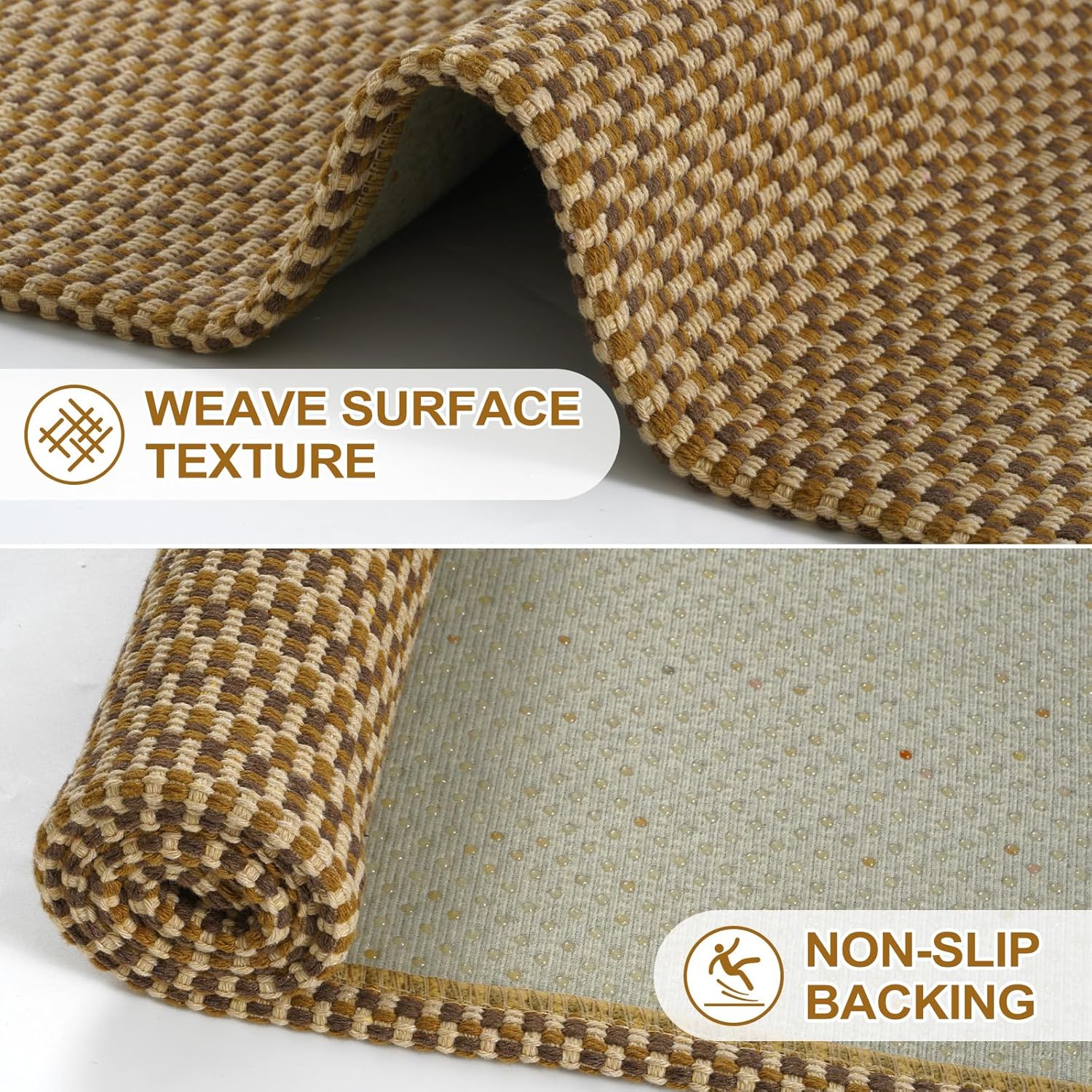 Collive 2x3 Washable Entryway Rug