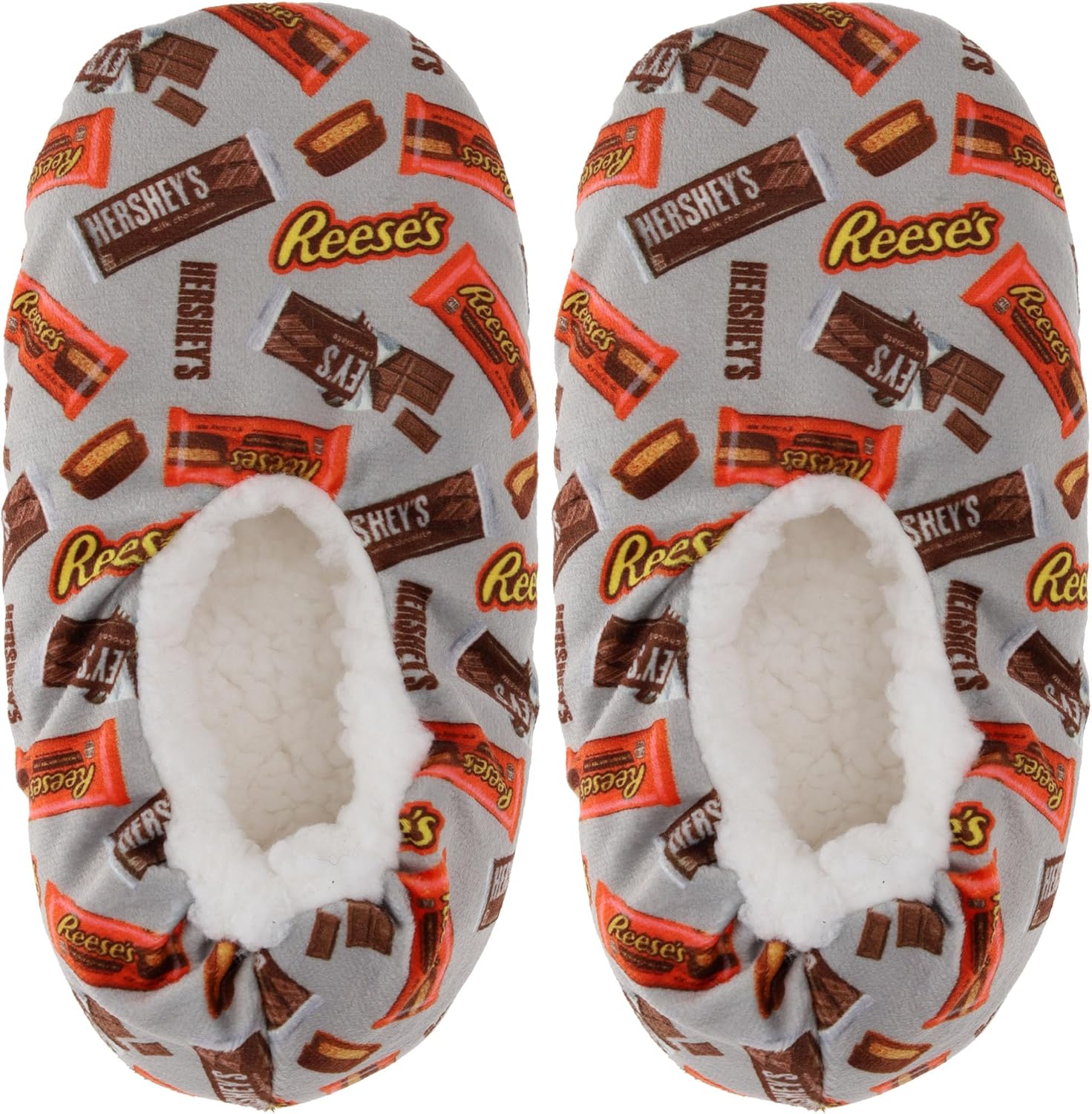 HERSHEYS Sock Slippers For Kids with Peanut Butter Cup Print