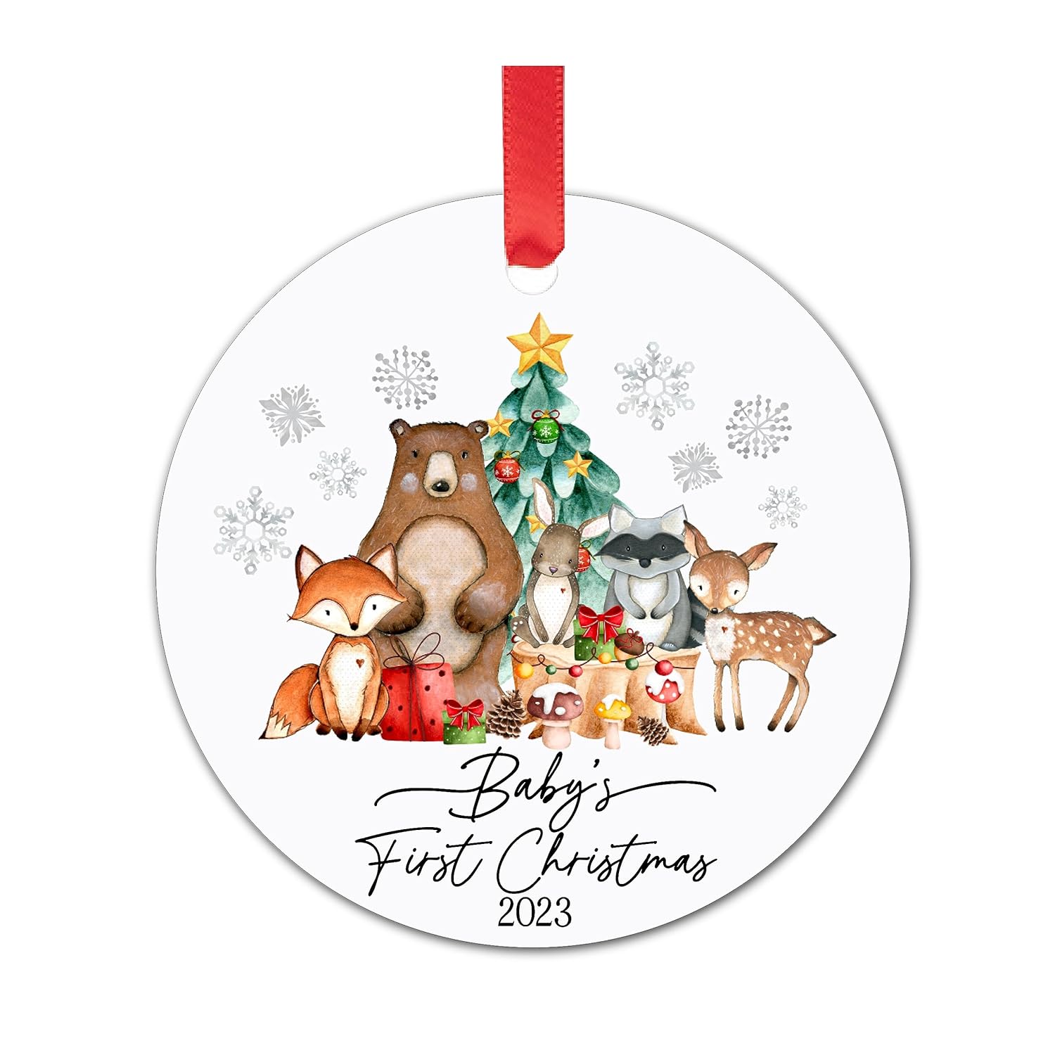 Babys First Christmas Ornament 2023 - Girl Boy