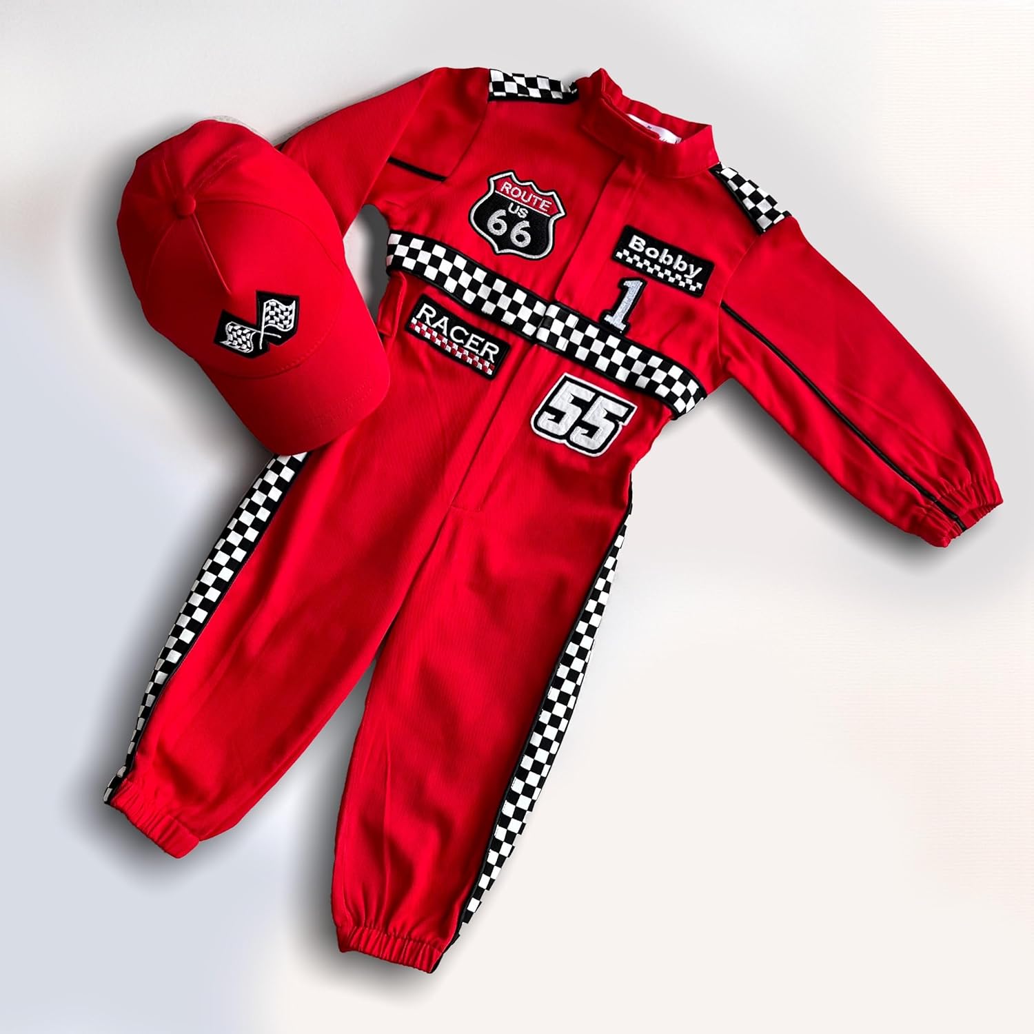 Handmade Race Car Driver Costume for Toddlers 1