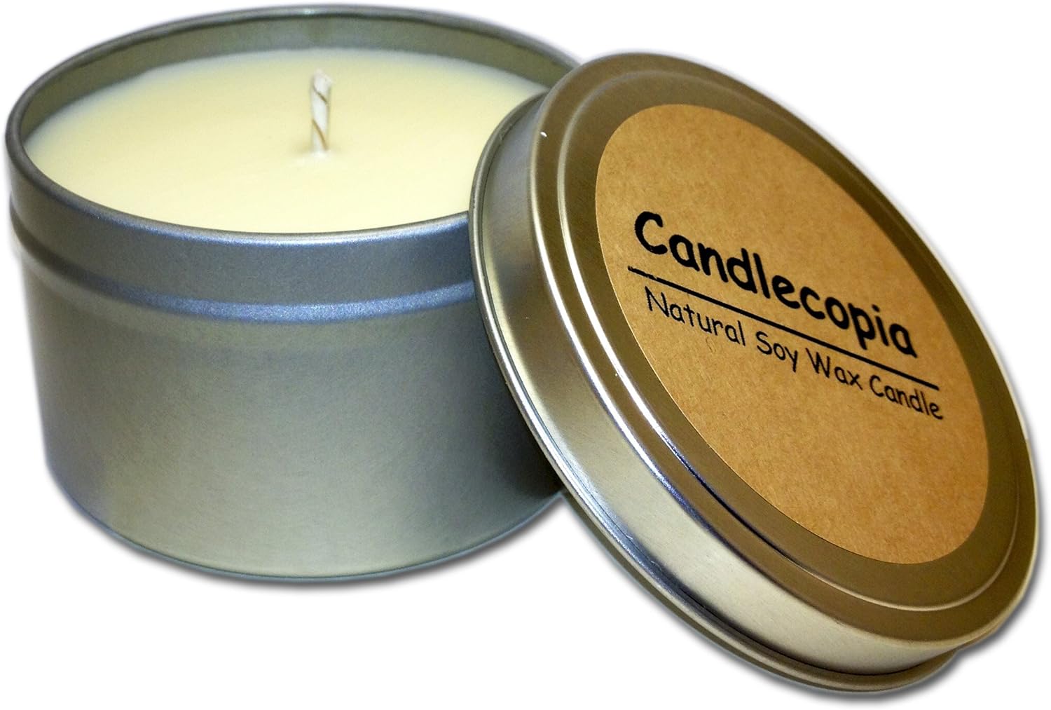 Candlecopia Beach Linen Travel Tin Candle 8 Oz
