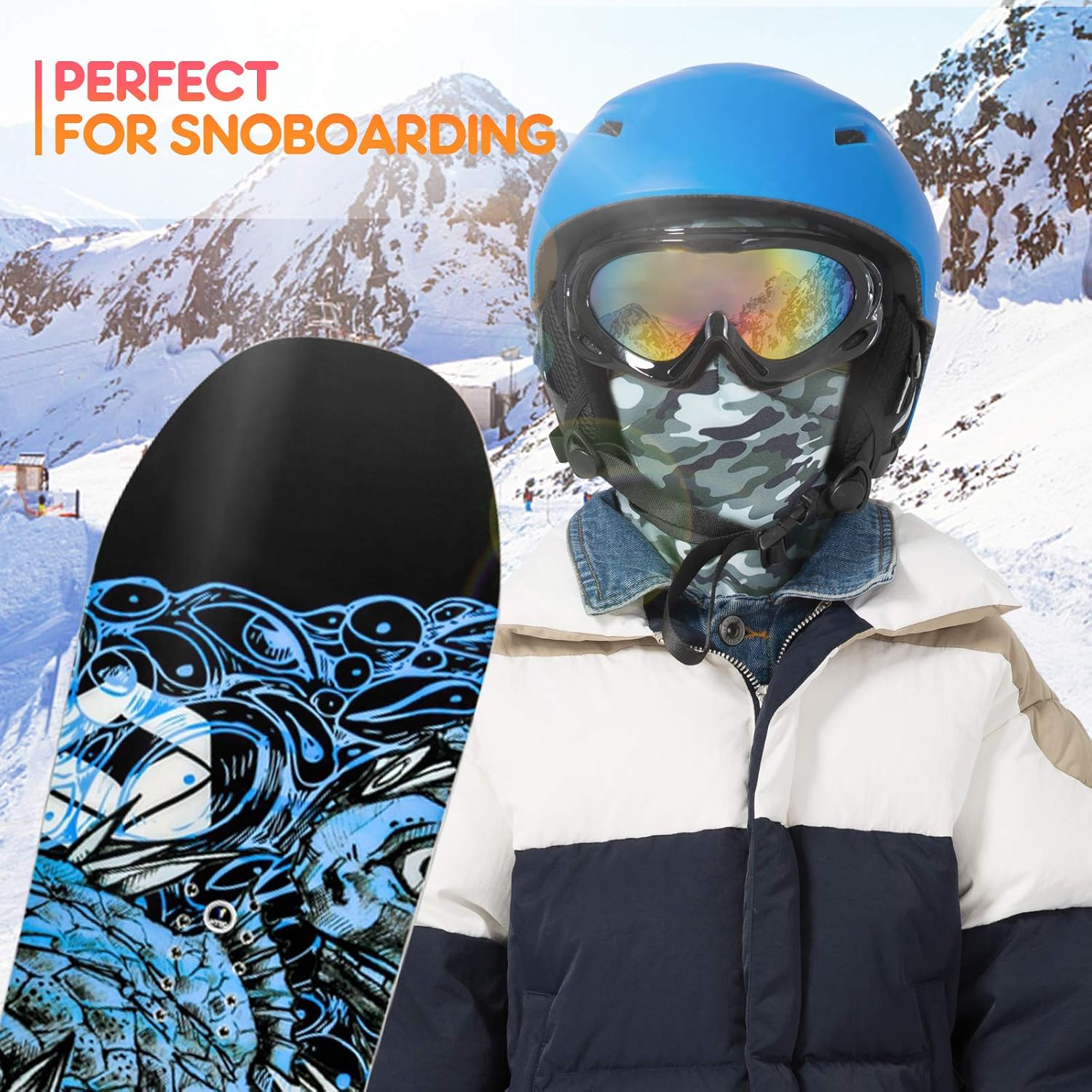 Venswell Kids Windproof Balaclava Ski Mask Winter Face Warmer