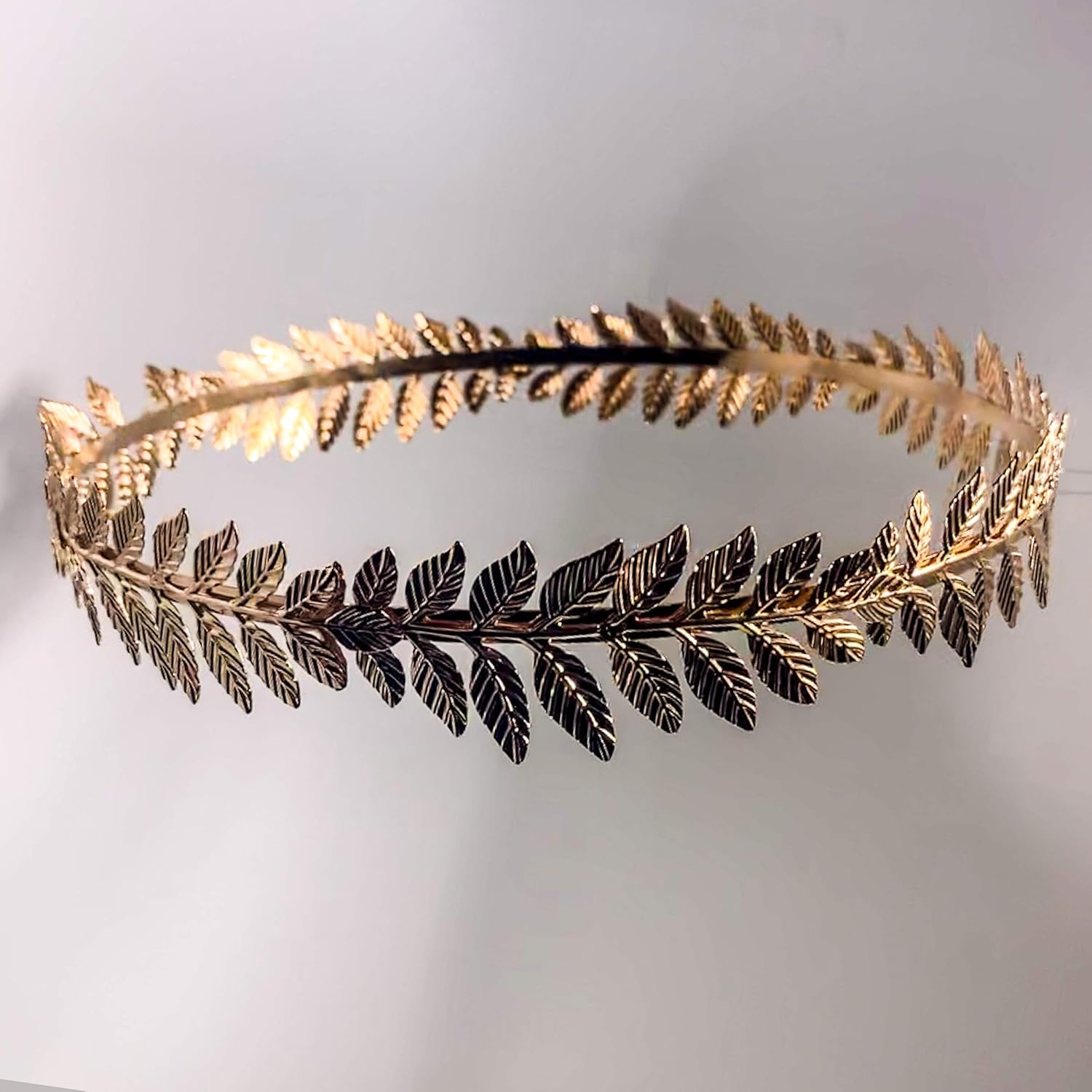 EAWIN Caesar Circlet Gold Leaf Headband for Costume 1