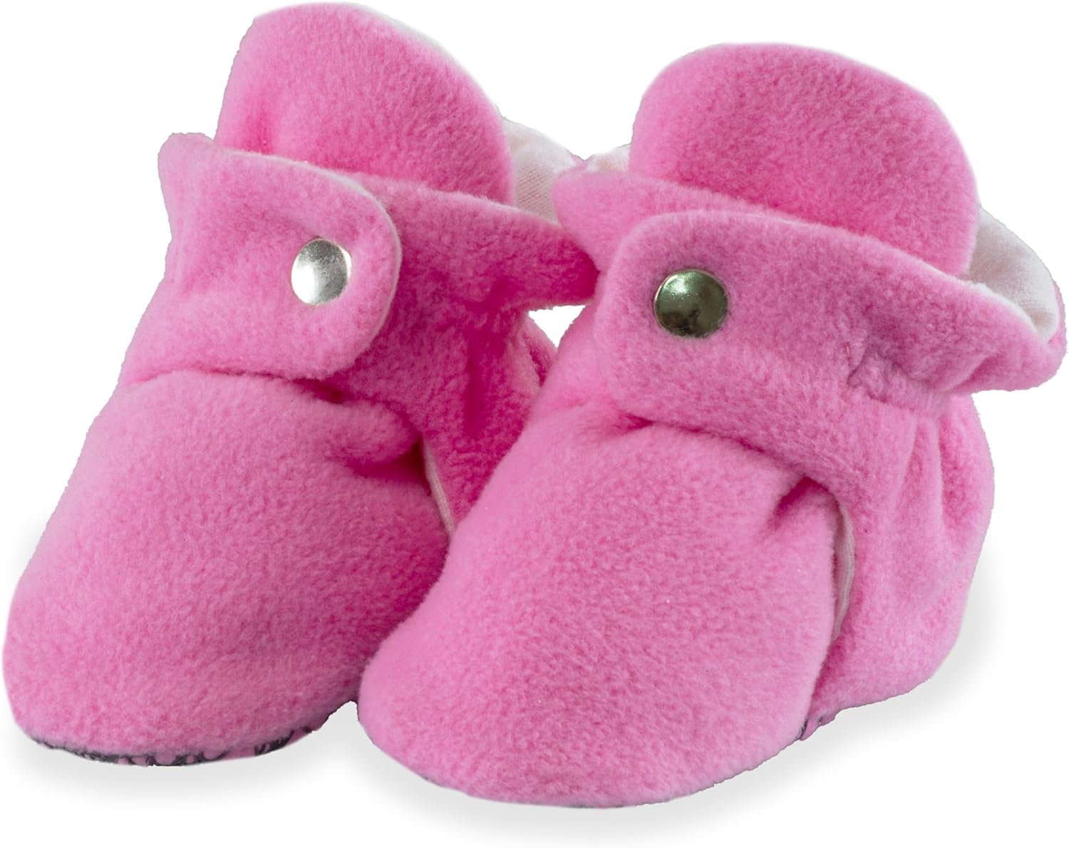Bubbabuddy Cozy Fleece Baby Booties with Non-Slip Sole