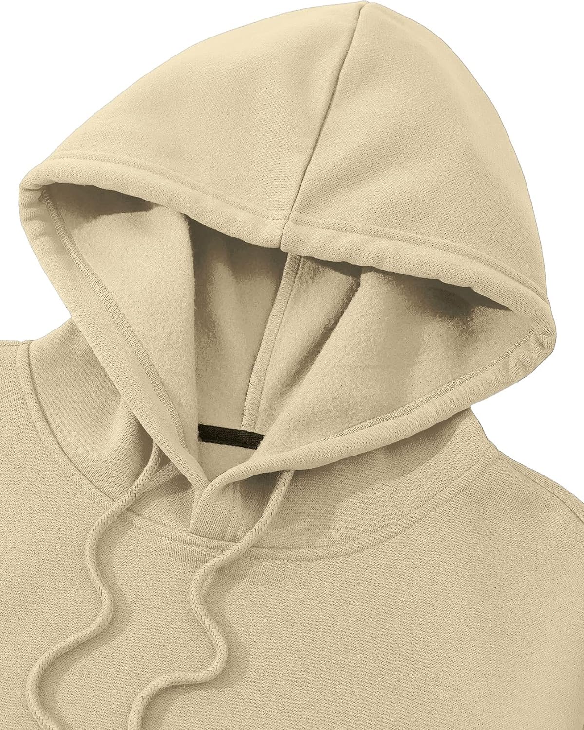 Floerns Mens Letter Print Hoodie with Drawstring
