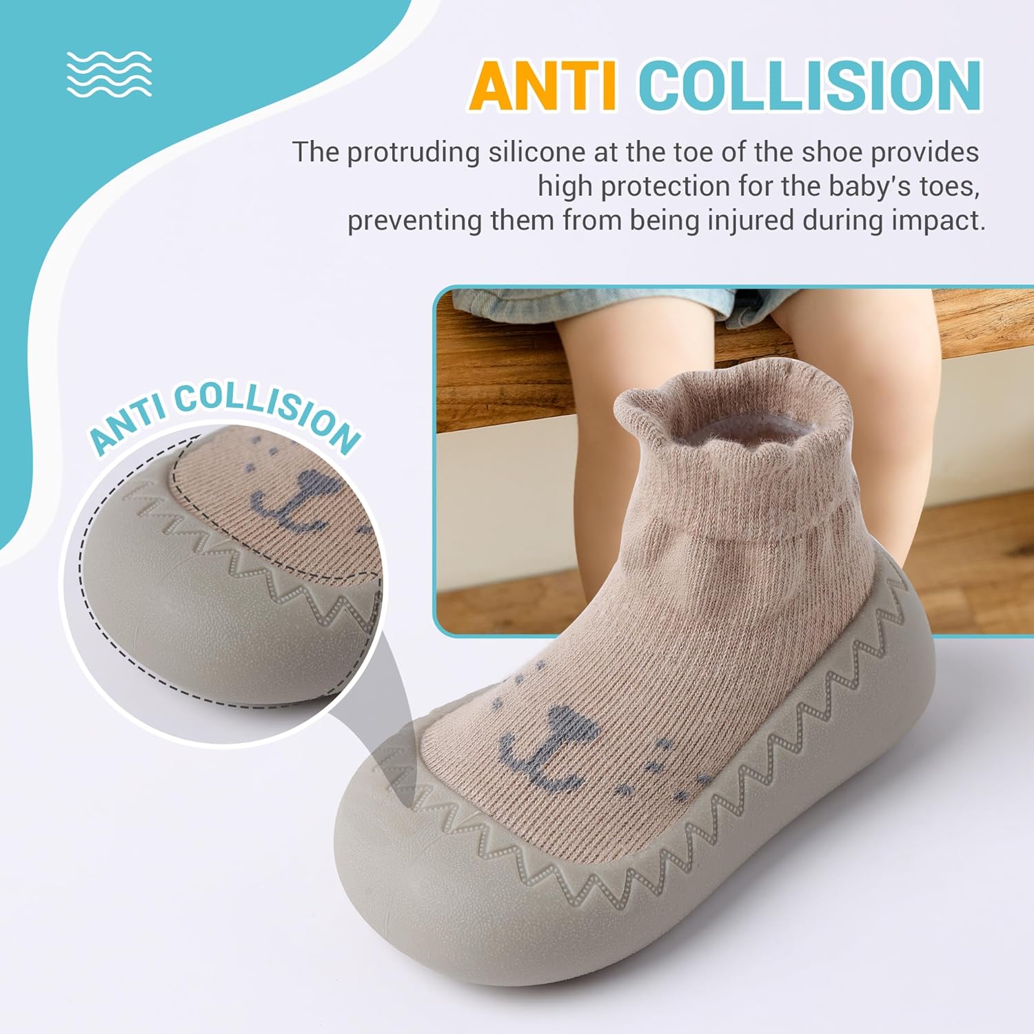 XQXG Infant Cartoon Walker Shoes Non-Slip Soft Rubber Sole