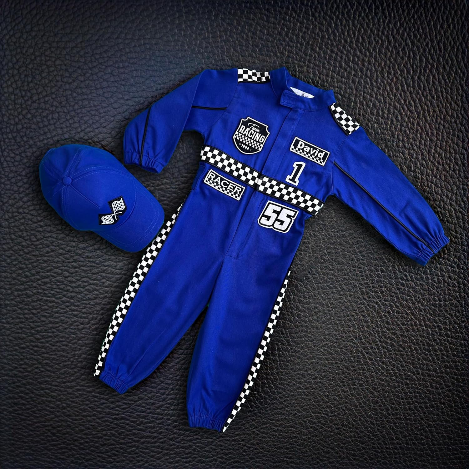 Handmade Race Car Driver Costume for Toddlers