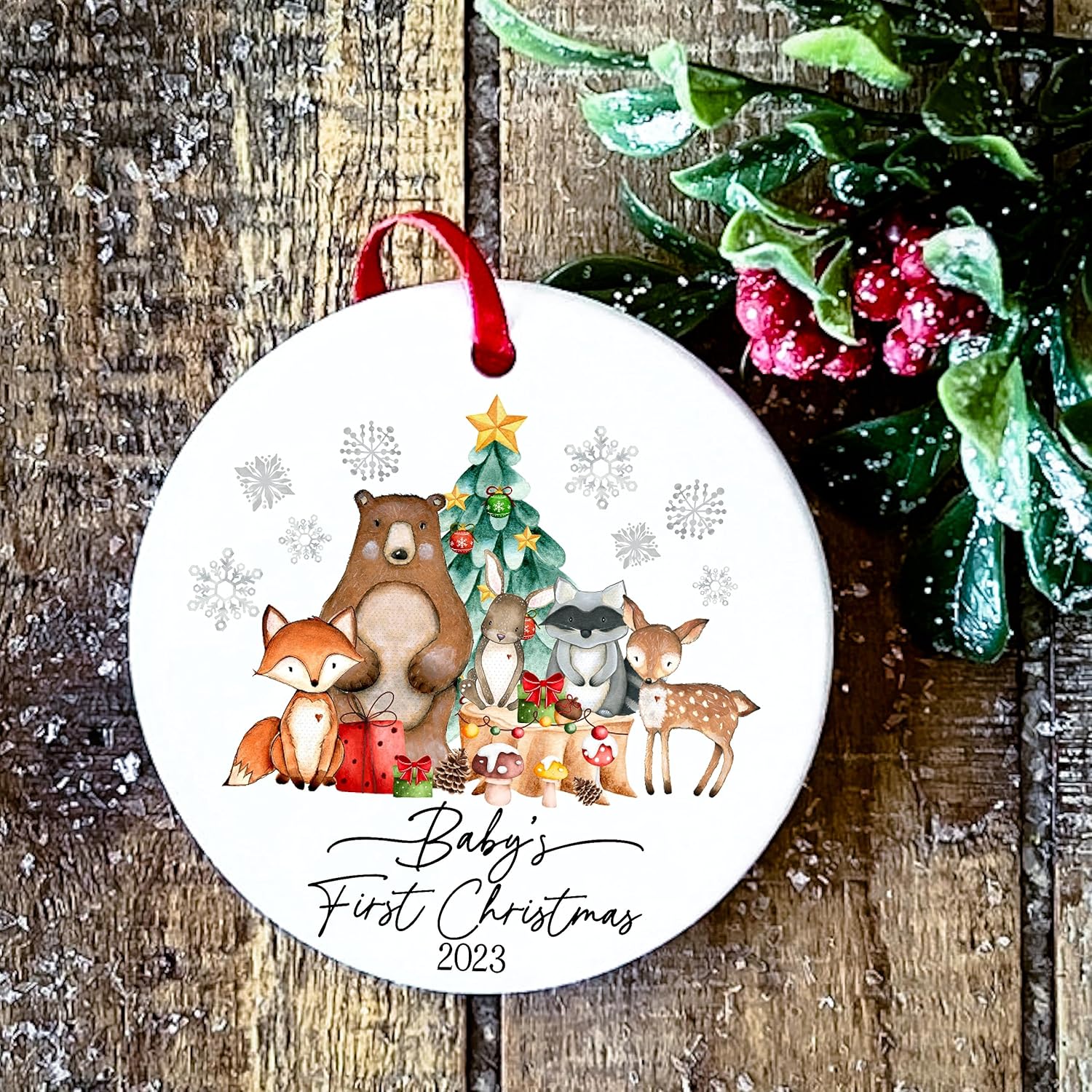 Babys First Christmas Ornament 2023 - Girl Boy