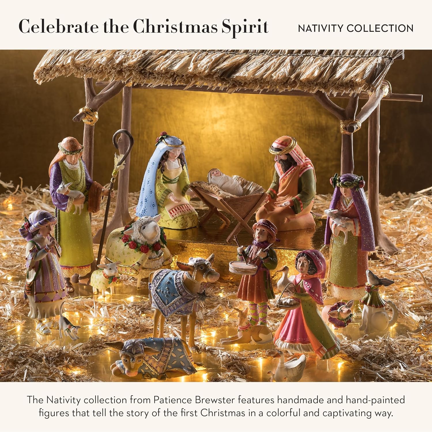 MACKENZIE-CHILDS Patience Brewster Nativity Figurine Set