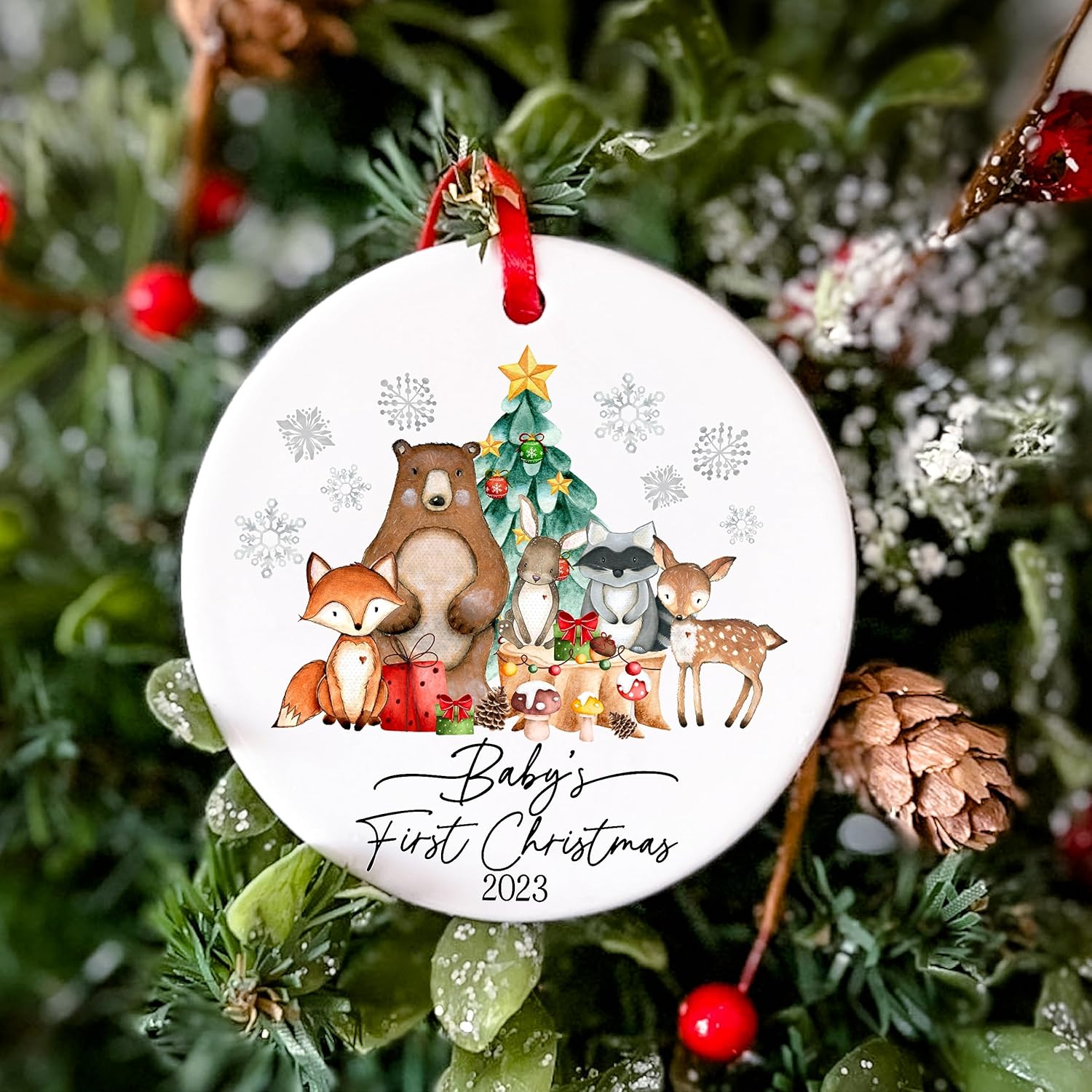 Babys First Christmas Ornament 2023 - Girl Boy