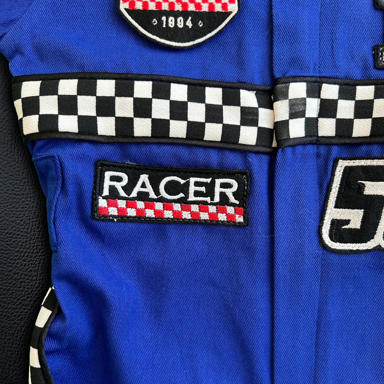 Handmade Race Car Driver Costume for Toddlers - 12-18 Months