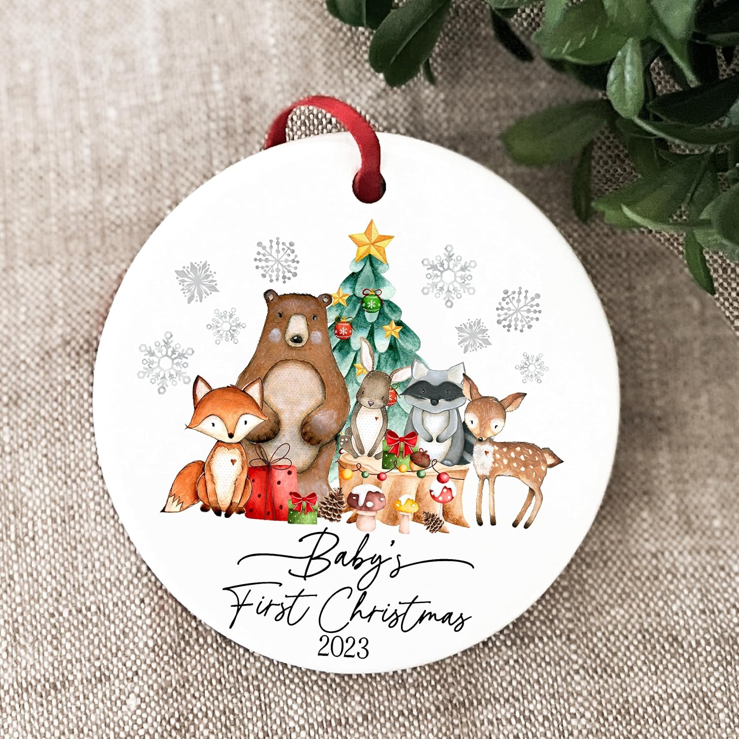 Babys First Christmas Ornament 2023 - Girl Boy