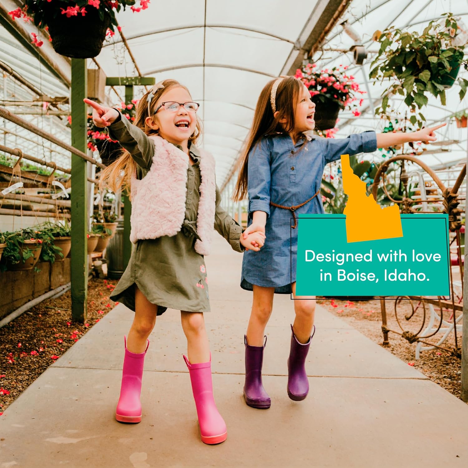Lone Cone Premium Natural Rubber Rain Boots for Kids