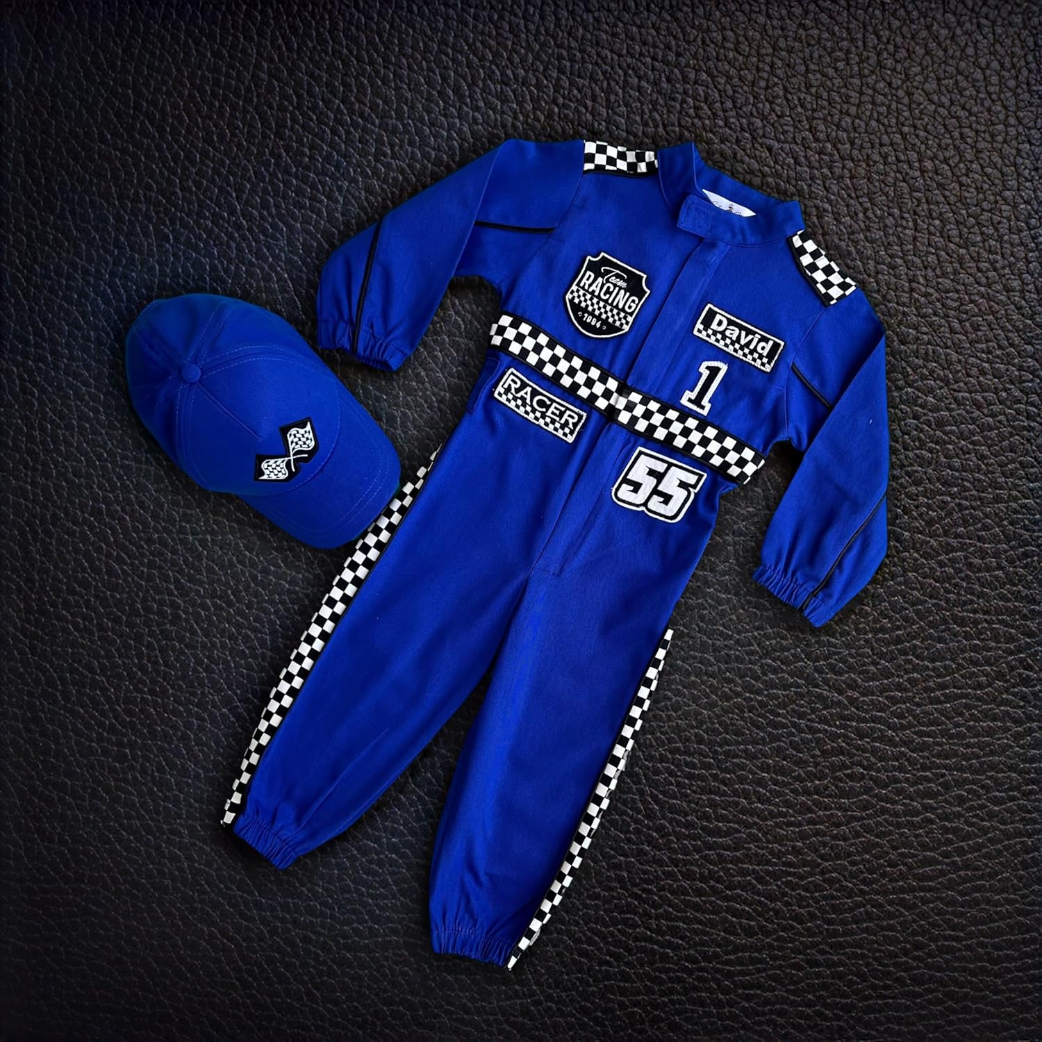 Handmade Race Car Driver Costume for Toddlers