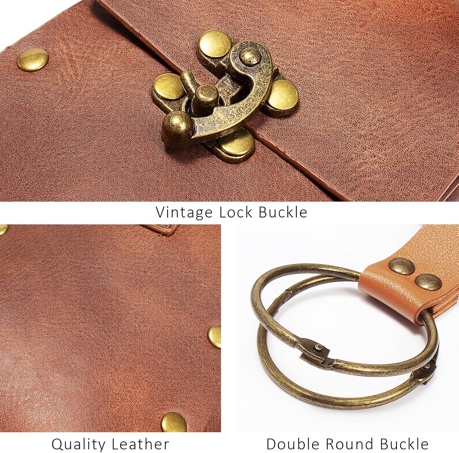 SUMGOGO Steampunk Belt Pouch Medieval Bag with Leather Strap
