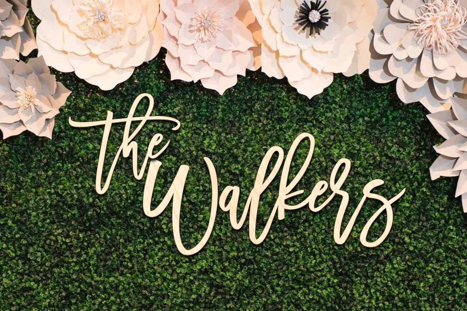 Family Name Sign - Custom Wooden Name Plate