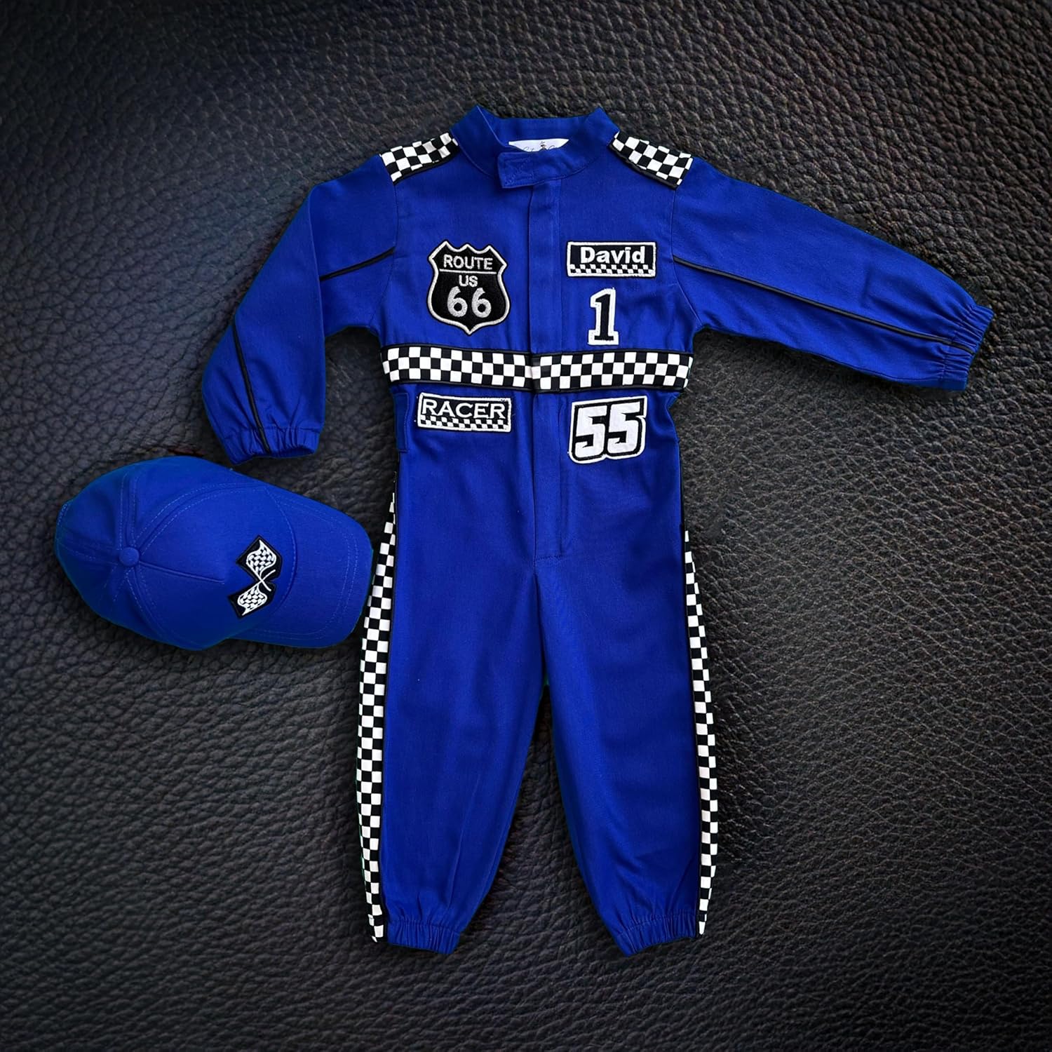 Handmade Race Car Driver Costume for Toddlers