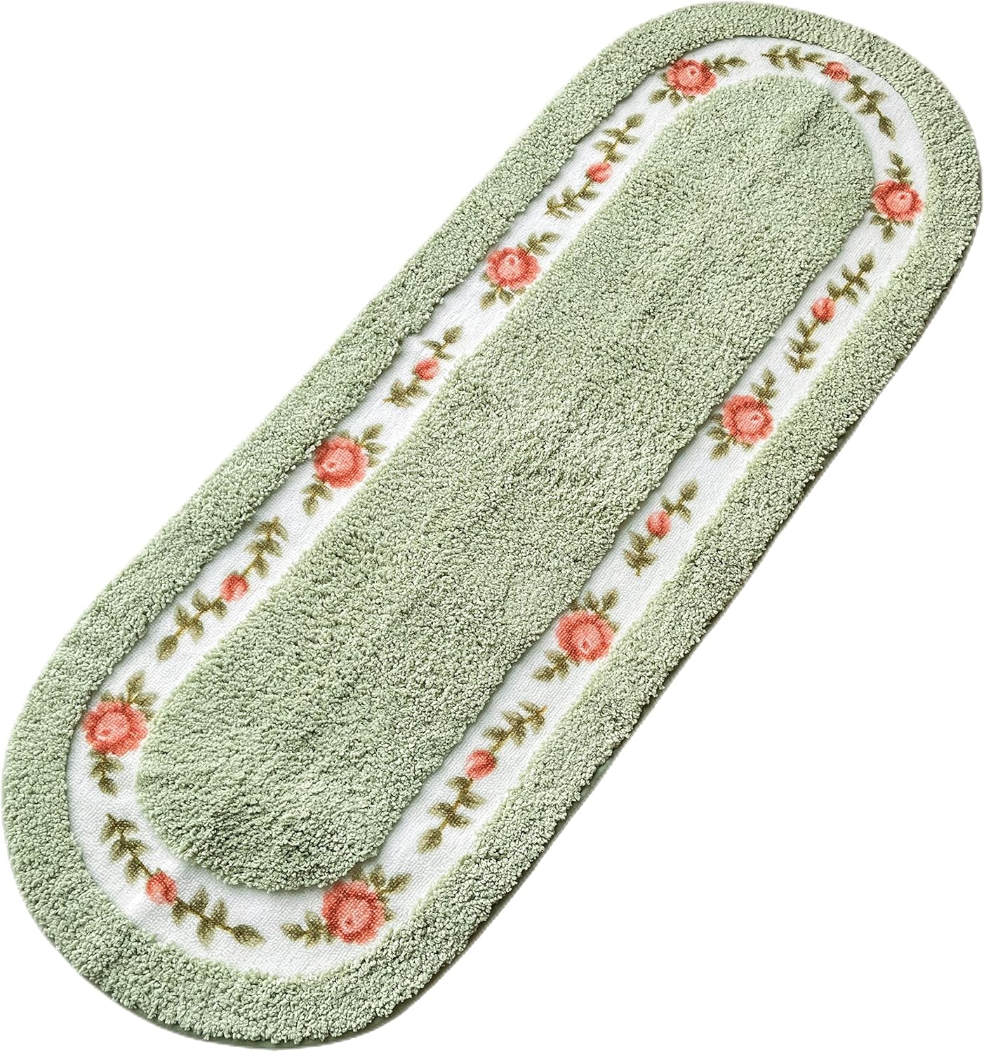 Stay Young Floral Area Rug Non Slip 1771 x 4921 Inch
