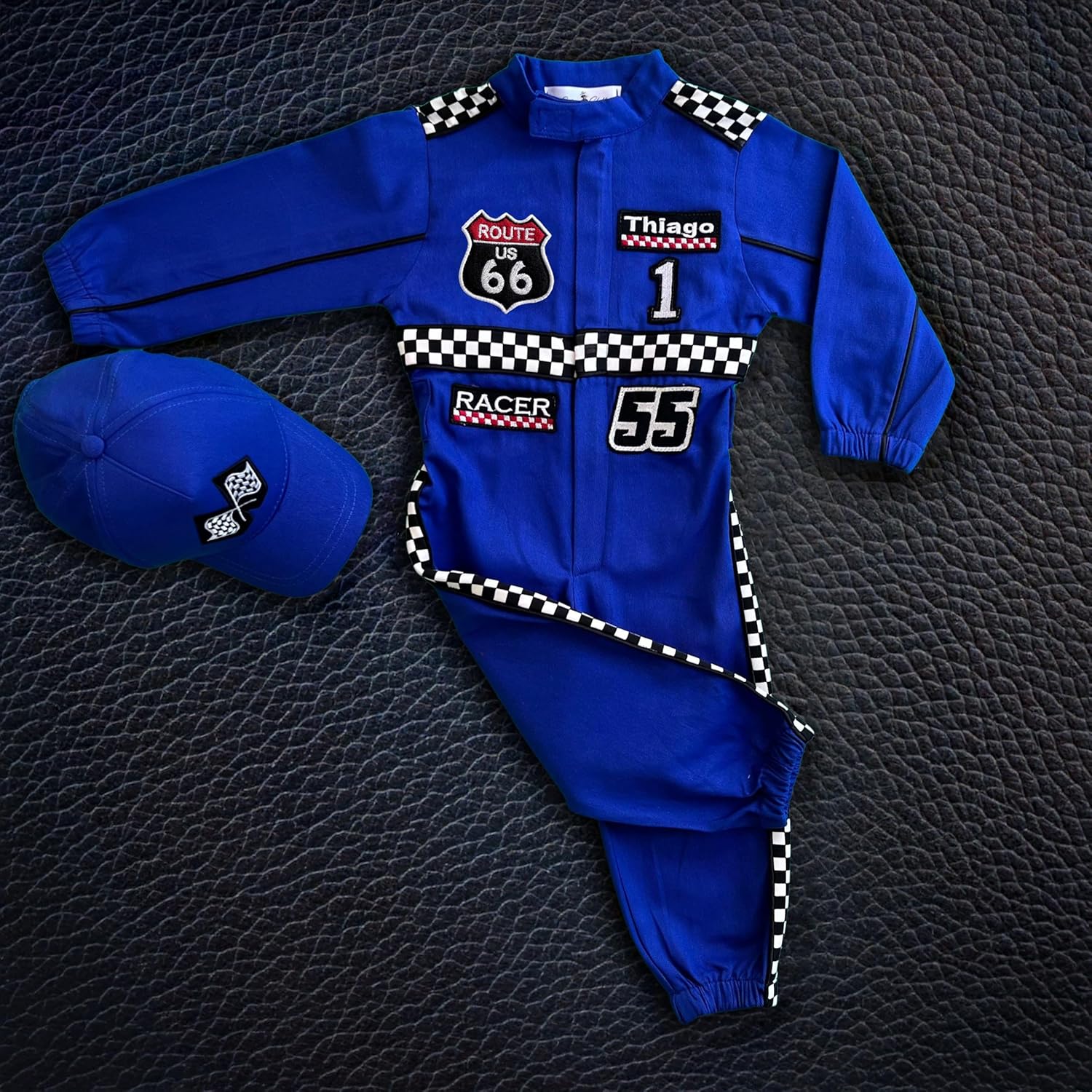 Handmade Race Car Driver Costume for Toddlers - 12-18 Months