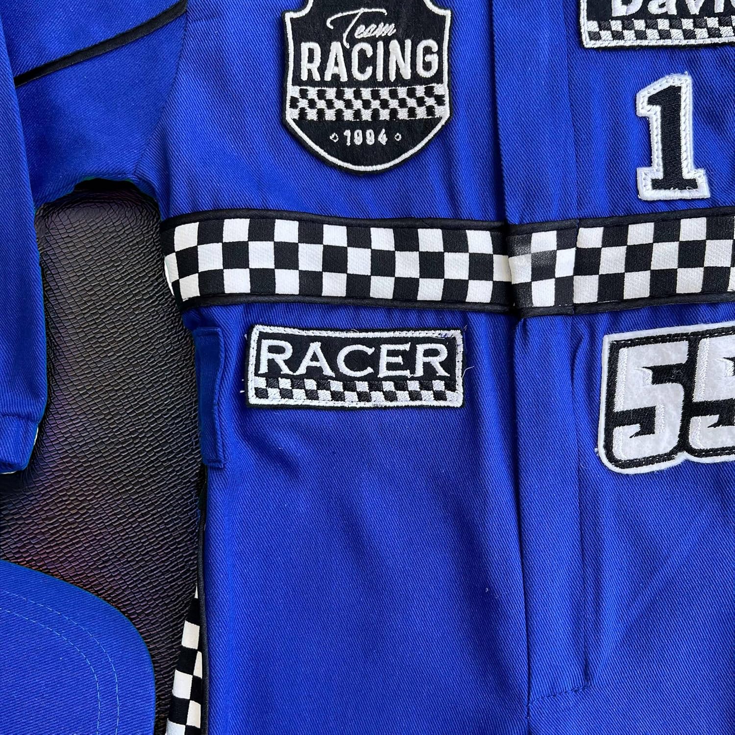 Handmade Race Car Driver Costume for Toddlers