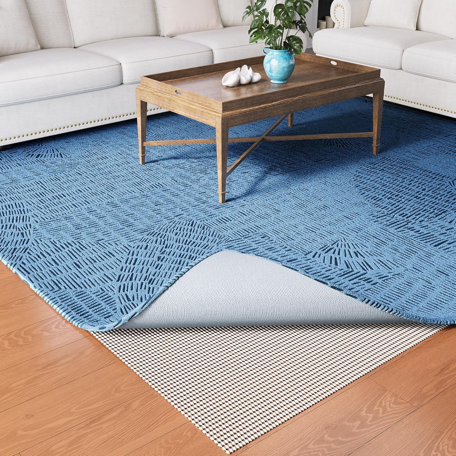 Jorvila Non Slip Rug Pad 8x10 Feet