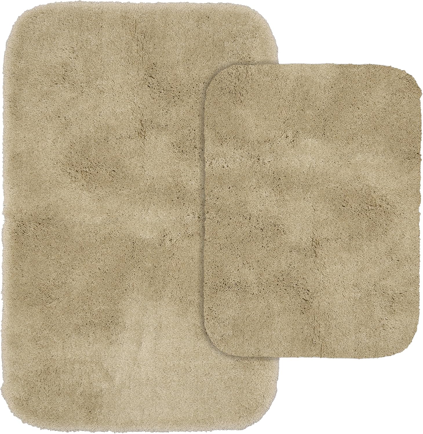 Garland Rug Finest Luxury Beige Linen Bath Rug Set 2-Piece 1